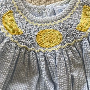 Little English Smocked lemon Bubble